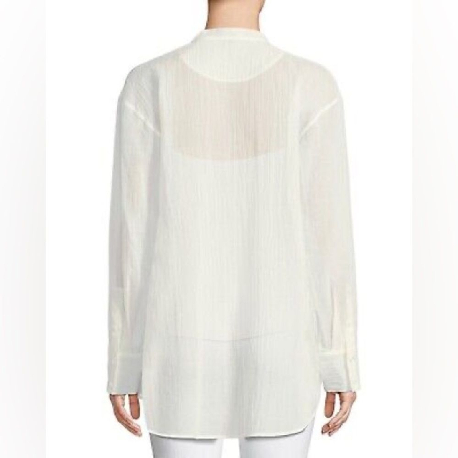 Theory 100% Cotton Modern Bib Button Down in Summ… - image 3