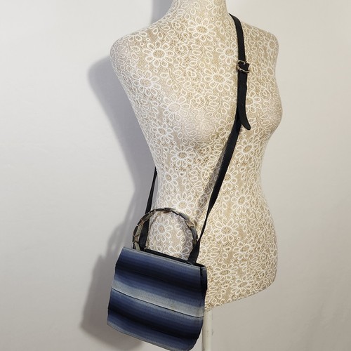 Salvatore Ferragamo Women's Small Blue Vera Ribbon Leather Crossbody Handle Bag - Picture 22 of 23