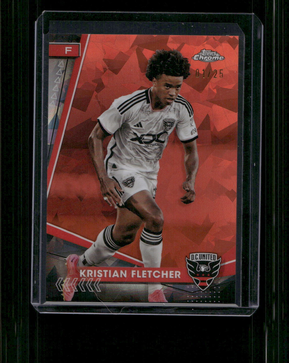 2024 Topps Chrome Sapphire MLS Kristian Fletcher Orange #/25 Rookie Card