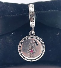 GIRL/Daughter Dangle Sterling Silver Charm NEW