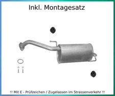 Endschalldämpfer Nissan Micra III (K12) 1.0 1.2 1.4 1.5 dCi Auspuff Montagesatz