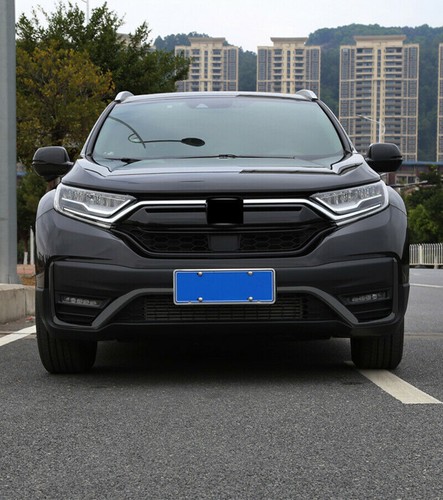 Glossy Black Front bumper fog lamp Moulding trim Strips For Honda CR-V 2020-2022 - Picture 4 of 4