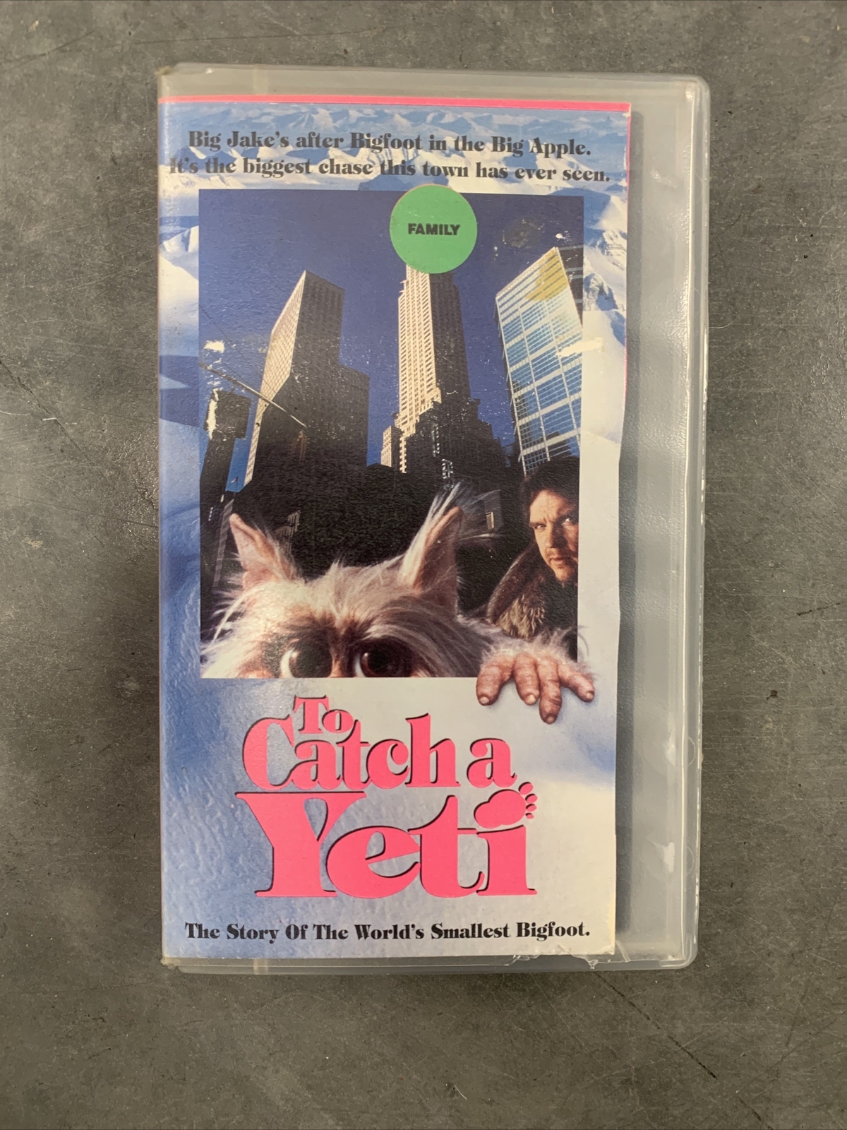 To Catch A Yeti VHS (1993) PolyGram Video Meat Loaf CutBox OOP/HTF