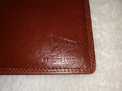 Vintage Men's Effect Leather Wallet Reddish Brown Made in India