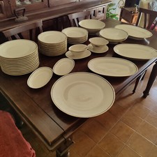 Servizio Richard Ginori bordo oro anni '60