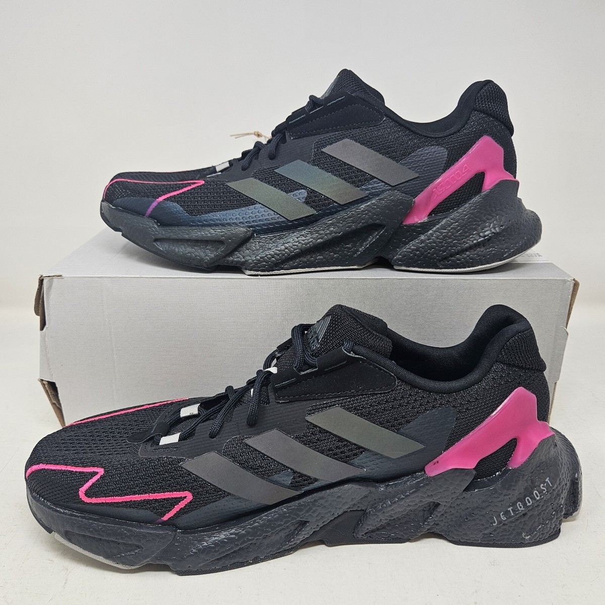 Size 10.5 - Adidas X9000L4 Black Shock Pink for sale online 