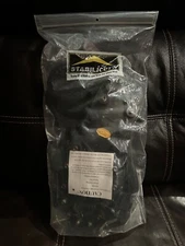 STABILicers High Performance Snow and Ice Cleats - Black/Yellow Adjustable NEW