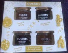 Duerr’s 4 Spirit Infused Preserves Jams Jars