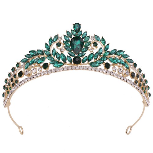 5cm Tall Crystal Large Wedding Queen Princess Prom Tiara Crown For Women - Picture 15 of 20