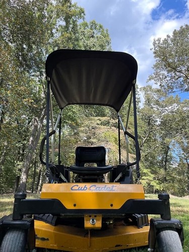 Cypress Rowe Outfitters Zero Turn Mower Sun Shade Canopy Reduce Heat & Glare BL - Picture 7 of 8