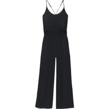 Prana Women's Size S Fernie Wide Leg Black Swim Cover Up Jumpsuit NEW