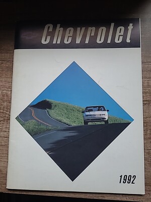 1992 Chevrolet Lumina Corsica Cavalier Camaro Corvette Caprice Beretta Brochure