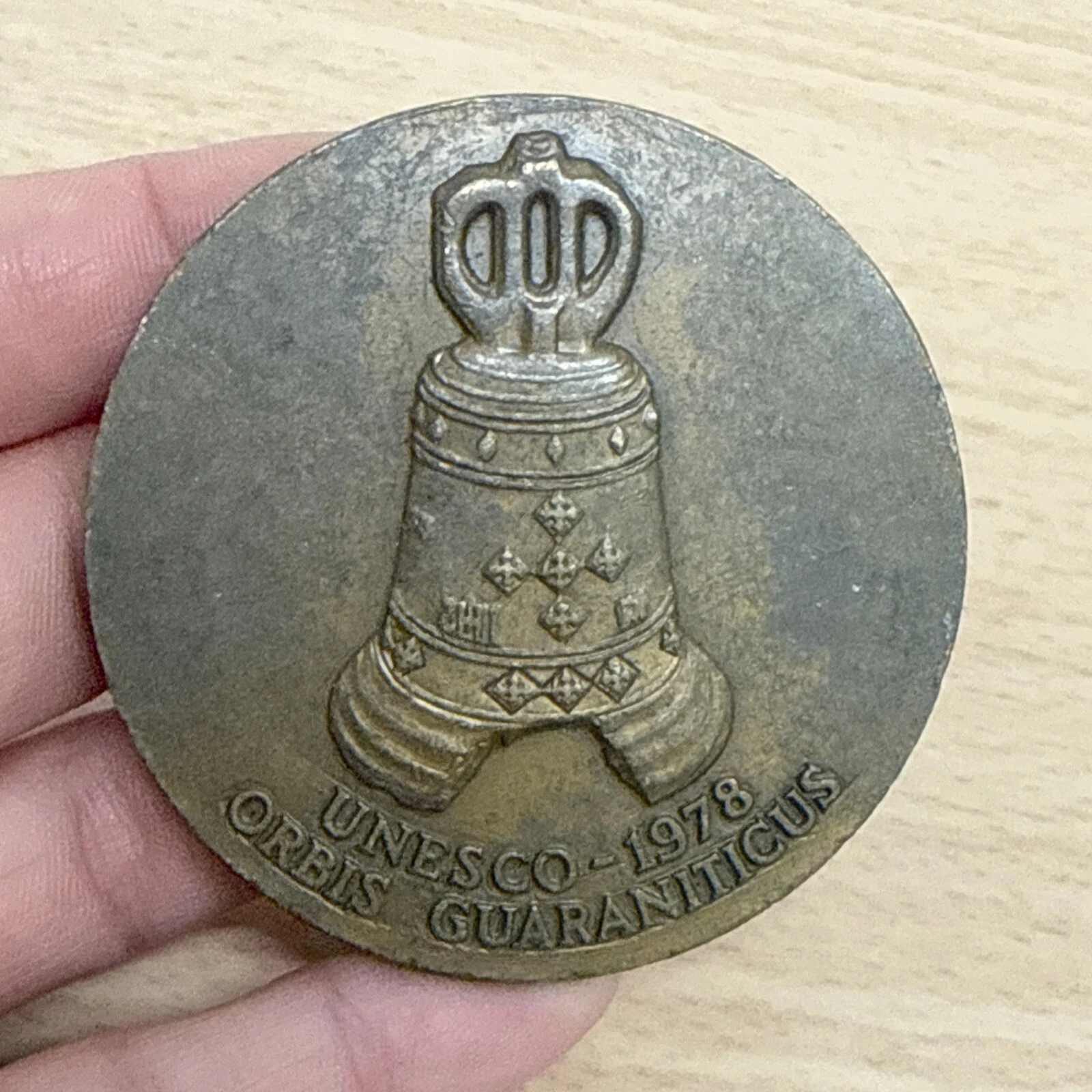 Médaille UNESCO 1978 Orbis Guaraniticus En Bronze