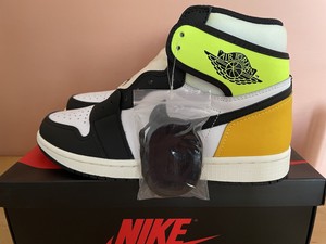 Nike Air Jordan 1 Retro High OG White-Black-Gold Uk 8/Us 9/Eu 42.5 | eBay