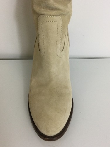 Authentic Vintage Gucci Womens Cream Suede Boots size 8B - Picture 12 of 23