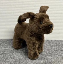 American Girl Doll Pet Dog Ruff And Ready Chocolate Brown Lab Plush