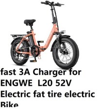   fast 3A battery Charger power supply For 52v ENGWE L20 fat tire electic bike