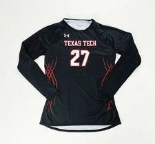 UA Texas Tech Raiders LS Volleyball Game Jersey Women's M Black UJVJ3LW