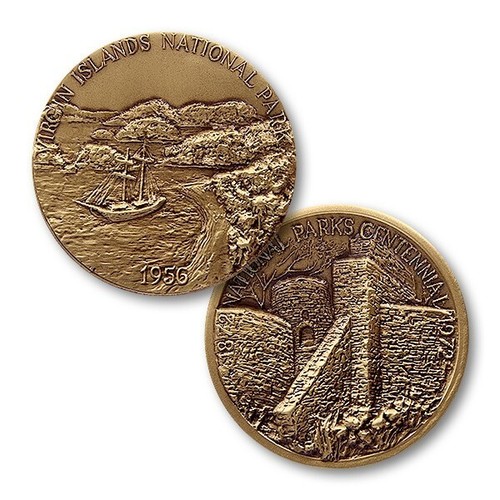 VIRGIN ISLANDS NATIONAL PARK BRONZE CHALLENGE COIN eBay