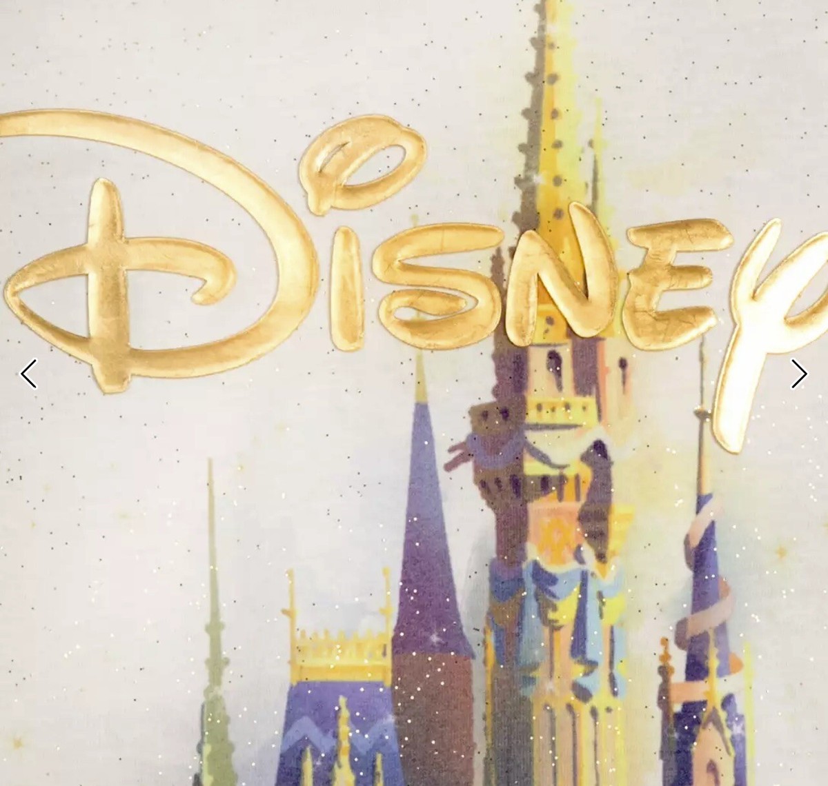 Walt Disney World 50th Anniversary Cinderella Castle Adult Spirit Jersey XL