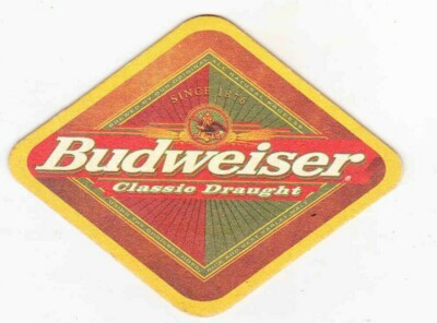 BUDWEISER----CLASSIC DRAUGHT--------COASTER
