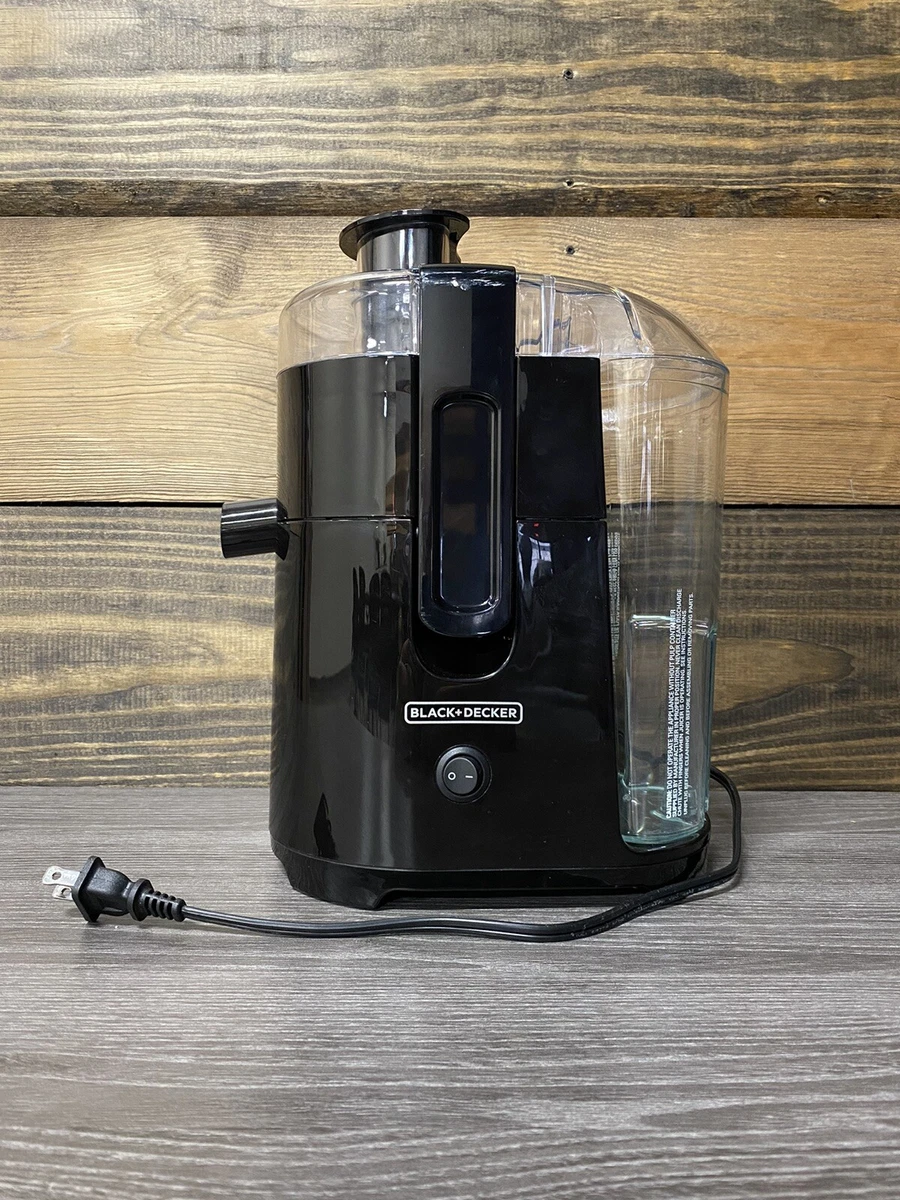 BLACK DECKER 400 Watt Fruit Vegetable Juicer Extractor Black