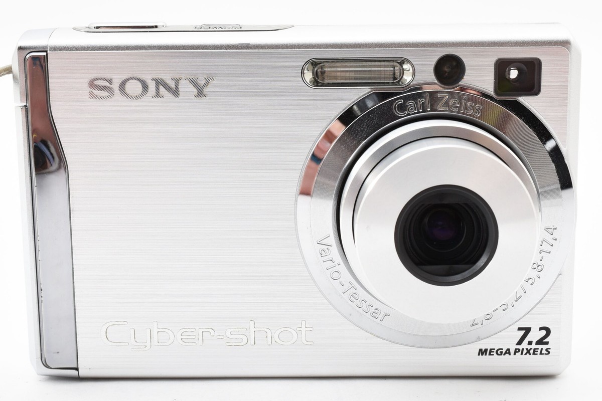 SONY Cyber-Shot DSC-W80 シルバー Sony Cyber-shot DSC-W80 Silver 7.2MP 3x zoom Compact Digital