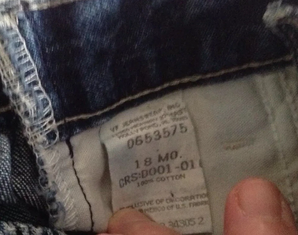 Vintage Riders Girls Denim Skirt Size 18 Months  - Image 4 of 4