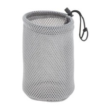 Portable Mesh Drawstring Bag Stuff Storage Sack Pouch for Picnic Camping