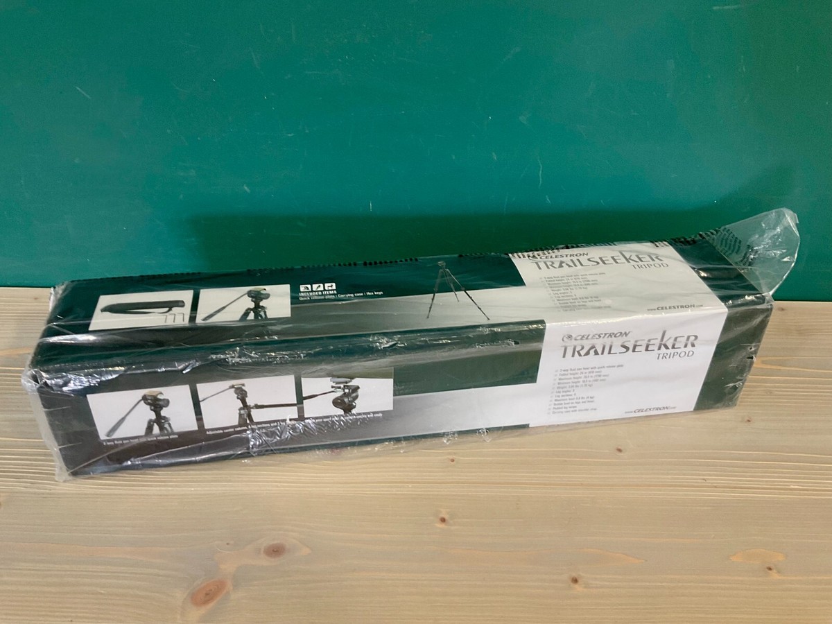 Celestron 82050-cgl TrailSeeker With Fluid Pan Head Tripod Black