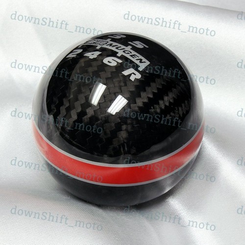 Real Carbon Fiber shift knob for HONDA CRZ S2000 FA5 FG2 SI ACCORD 6 Speed Mugen - Picture 8 of 8