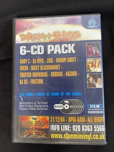 Slammin’ Vinyl Drum & Bass 6 CD Pack 30.10.2004 Rave One Nation Jungle Rare - Picture 2 of 10