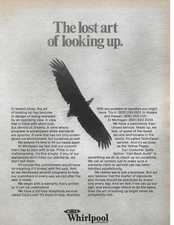 1978 Whirlpool Corp Bald Eagle Lift Your Head Look Up Service Vintage Print Ad