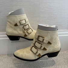 WORN ONCE STUNNING LEATHER CHLOÉ Susanna Boots Size 36.5 RRP  £930
