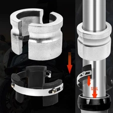 Motorcycle Bike Fork Seal Driver Universal Tool Carbon Steel 39-45 mm Adjustable