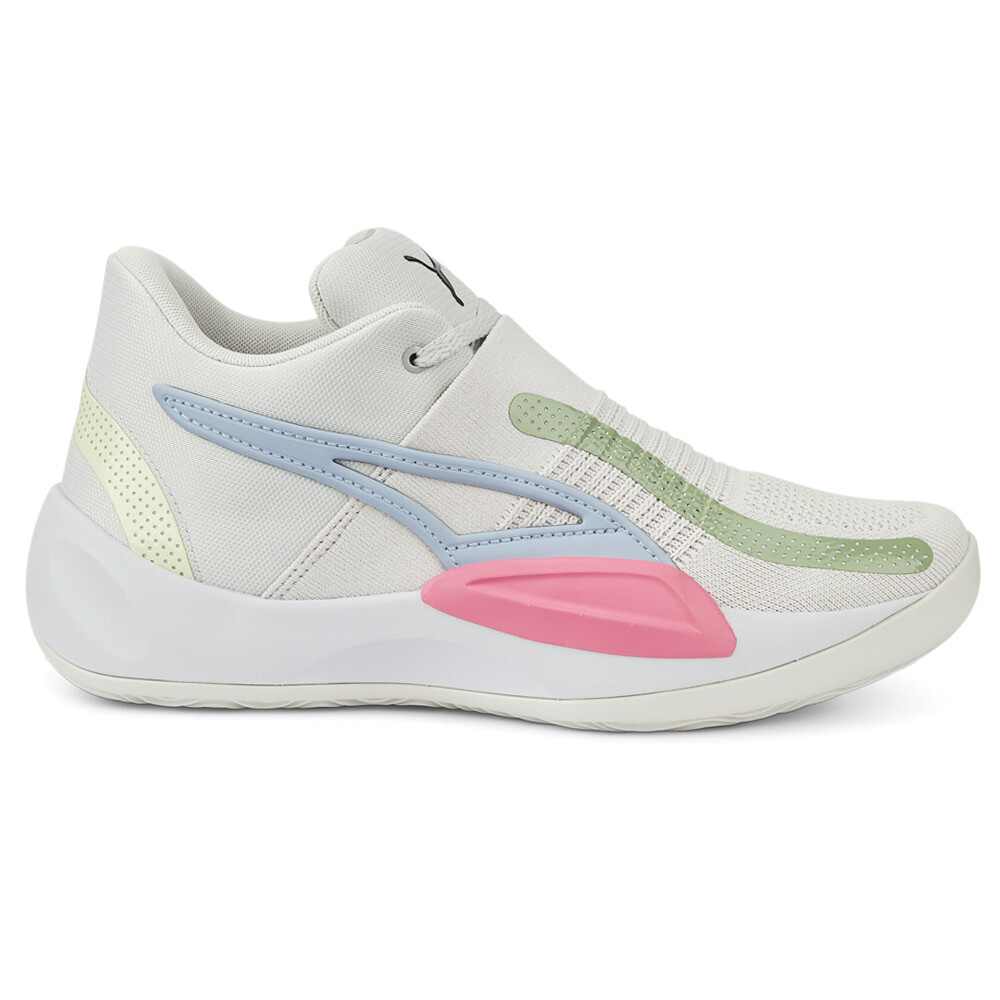 Мужские серые баскетбольные кроссовки Puma Rise Nitro Basketball Спортивная обувь 37701202