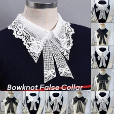 Lace Hollow Fake Collar Bowknot Decoration Collar Dress And Shirt Matching