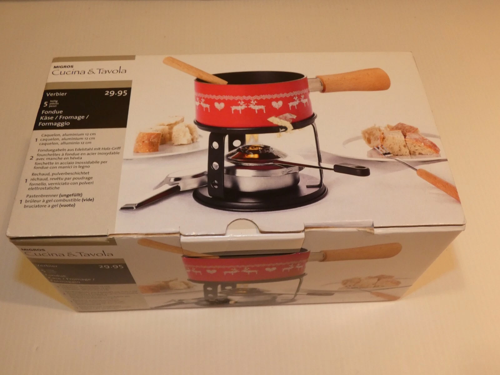 Migros Cucina & Tavola Fondue Set, Unused