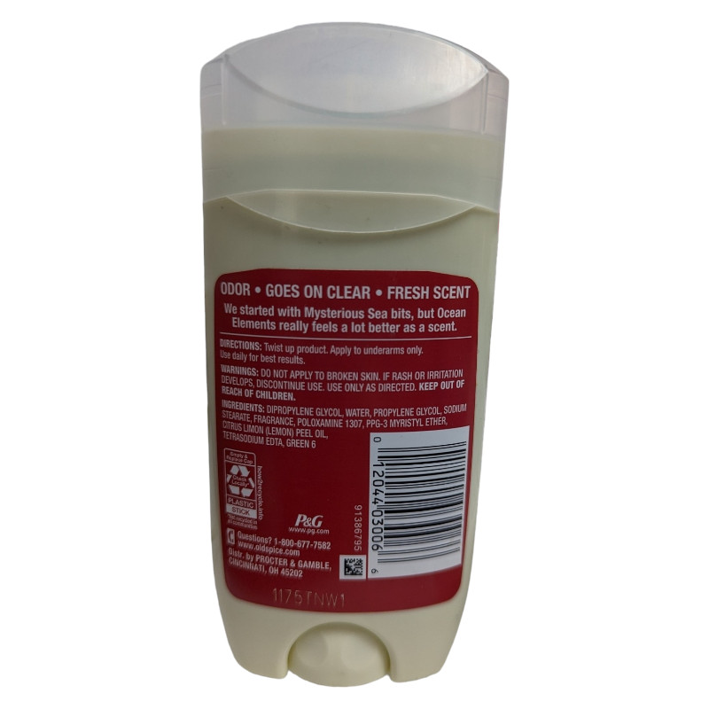 Old Spice Men's Deep Sea - Aluminum Free Deodorant 3oz - 3pk