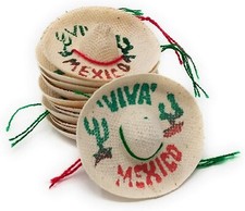 Mini Mexican Sombrero Hats 12 Pack   Mexican Fiesta Decorations   Cinco de...