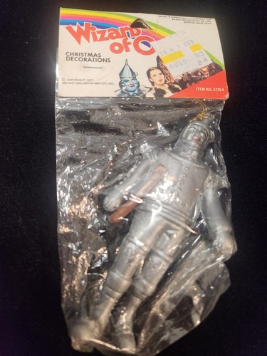 Vintage Ornaments Wizard Oz 1977 Blechmann feiger Löwe OVP! - Bild 4 von 5