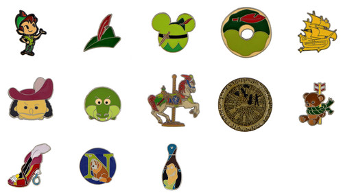 Peter Pan Theme Individual Pin Walt Disney World Park Trading Pins Brand New
