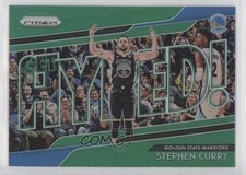 2018-19 Panini Prizm Get Hyped! Green Prizm Stephen Curry #2 4l3