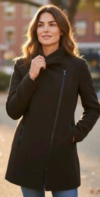 CABI cAbi Chocolate Brown Legacy Topper Peacoat Jacket Coat WOMENS Small New