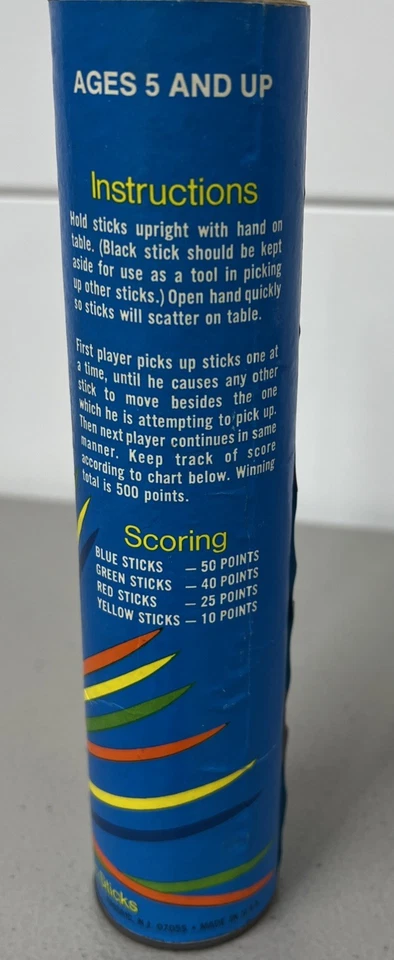 Vintage Pick Up Stix Game 1977 Contains All 25 Pick Up Stix - Image 2 of 3