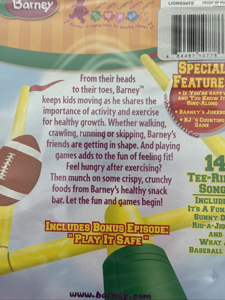 Barney - Ready, Set Play (DVD, 2004) for sale online | eBay