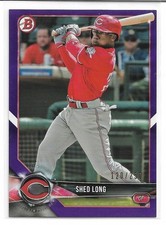 Shed Long 2018 Bowman Draft Purple #BD-120 #'d/250
