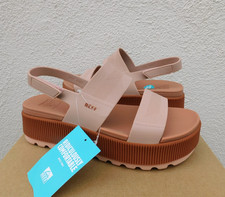REEF CAMEO WATER VISTA HIGHER 2 1/2" PLATFORM SANDALS, WOMEN US 10/ EUR 41 NWT