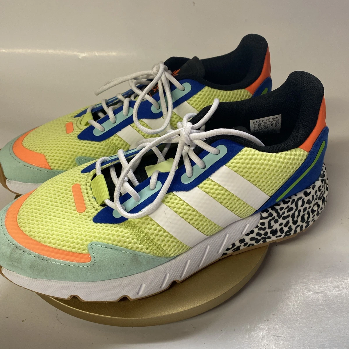 Adidas ZX 1K Boost White Solar Yellow for sale | eBay