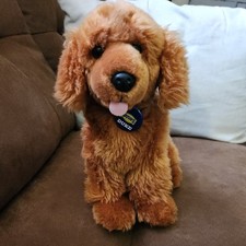 Bush  s Baked Beans Plush Duke Dog Golden Retriever Promotional 10  Stuffed Pup